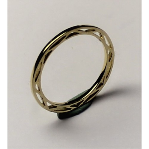 Monzario d'oro geelgouden aanschuifring breedte 1,4mm hoogte 2,1mm mt 56 - 000041864